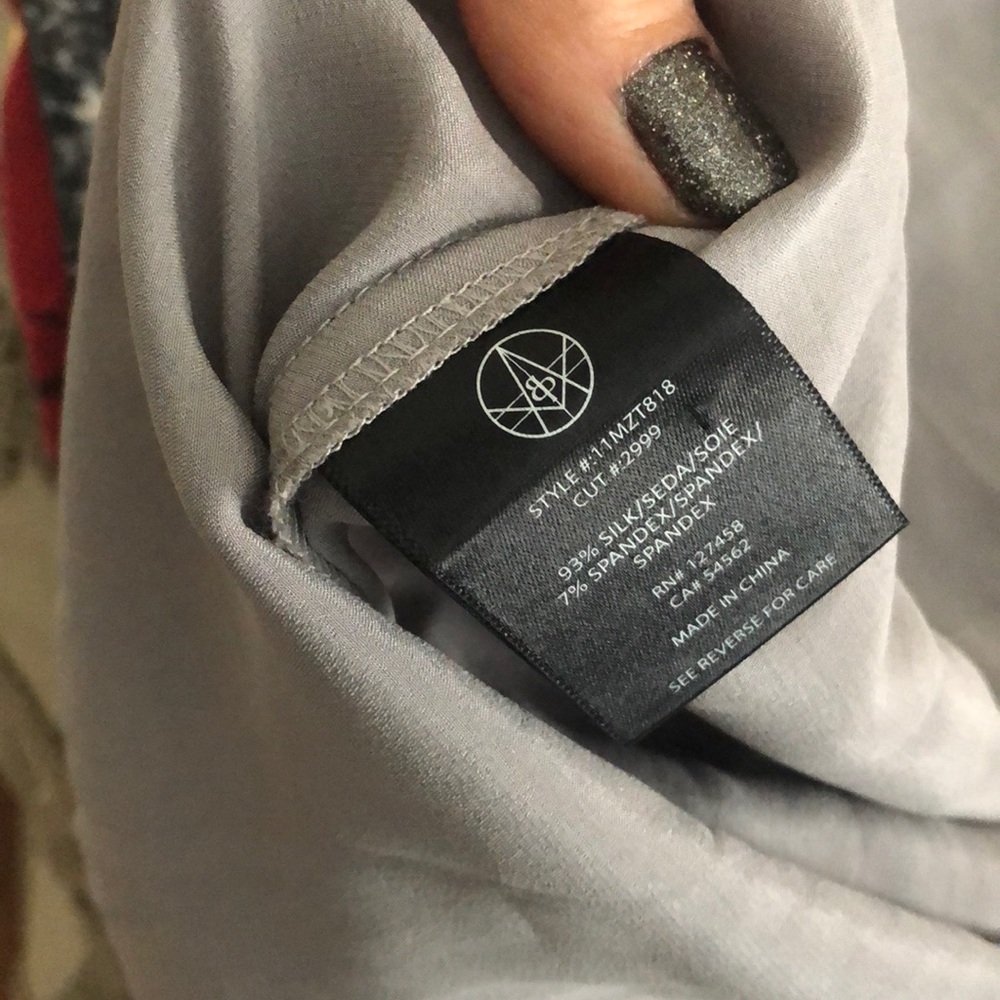 Affliction silk sexy top - Picture 6 of 6